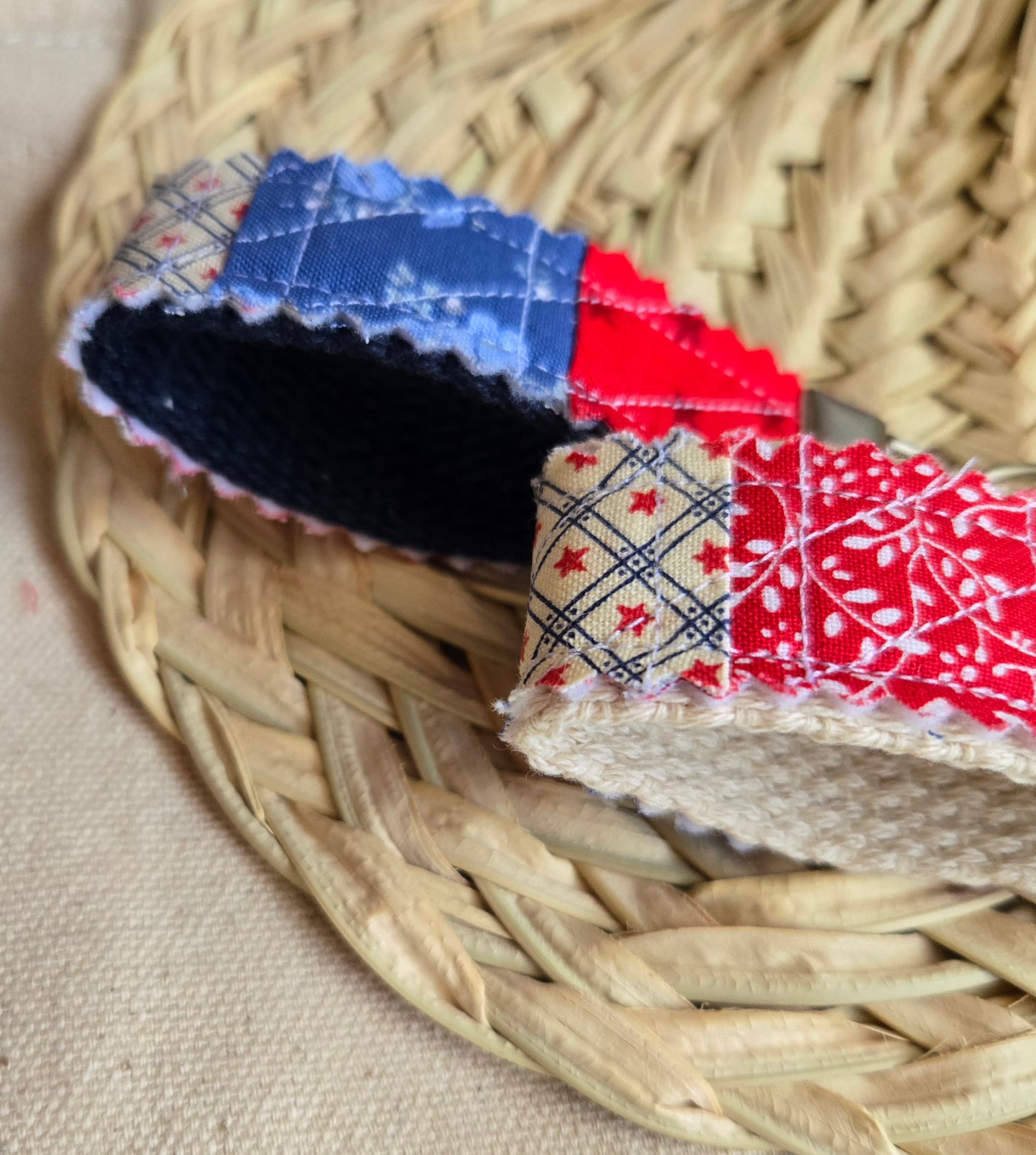 Liberty quilted Keyfob