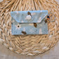 Original Keychain Wallet in Bees on aqua