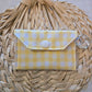 Original Keychain Wallet In Yellow Gingham