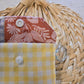 Original Keychain Wallet In Yellow Gingham