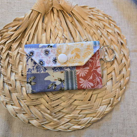 Original Keychain Wallet In Spring Patchwork
