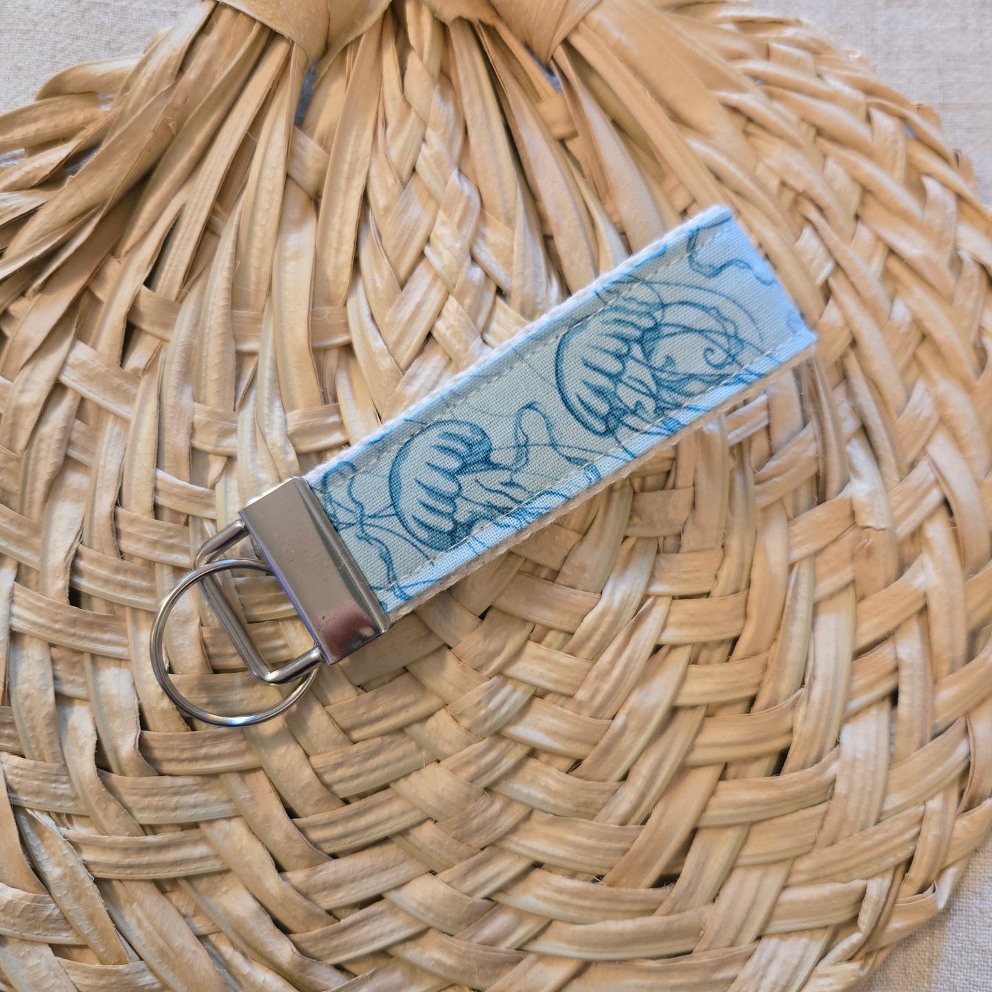 Keyfob in Salt & Sea Jellyfish