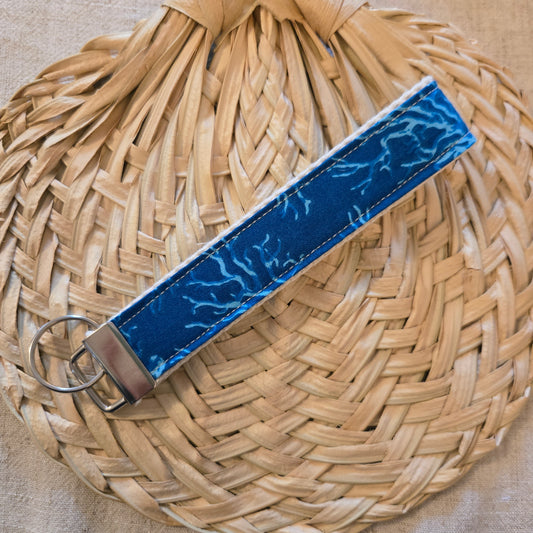 Keyfob in Salt & Sea Coral