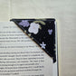 Corner Bookmark in Midnight Floral