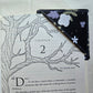Corner Bookmark in Midnight Floral
