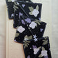 Corner Bookmark in Midnight Floral