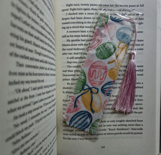 TRADITONAL BOOKMARK IN EASTER BOWS