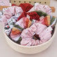 Scrunchie in Blush Daisy