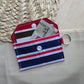 Original Keychain Wallet in Nautical Stripes