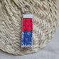 Liberty quilted Keyfob