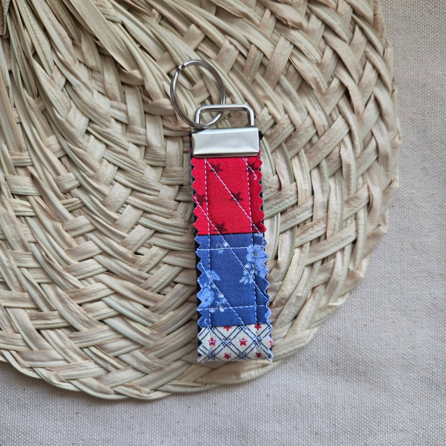 Liberty quilted Keyfob