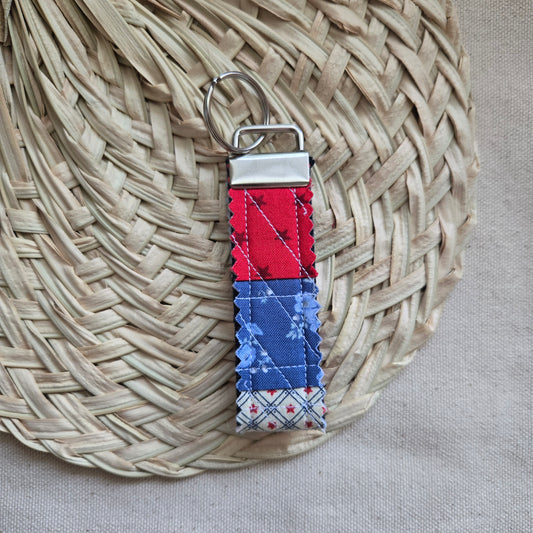 Liberty quilted Keyfob
