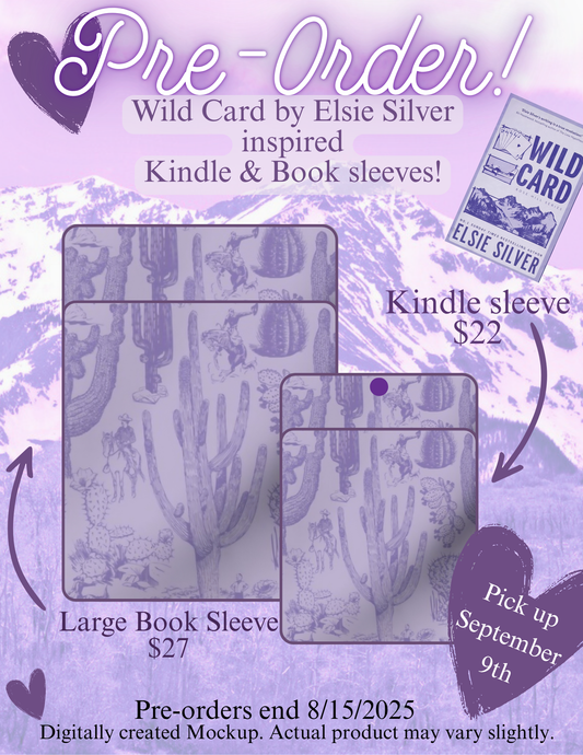 *PRE-ORDER* Wild Card Inspired Kindle Sleeve